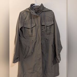 Stylish Green Hooded Jacket